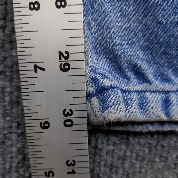 L.A. Blues Women's Slim Tapered Leg Jeans Blue 14 Long Light Stone Wash Denim - Picture 12 of 12